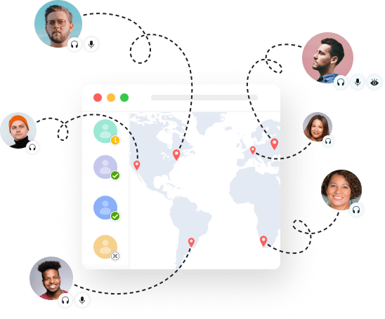 Distributed teams management